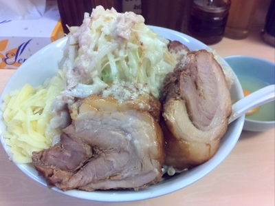 「汁なし+チーズ（にんにく・あぶら）」@自家製ラーメン 大者の写真