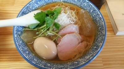 「【限定】冷やし煮干しそば白醤油」@中華そば よしかわの写真