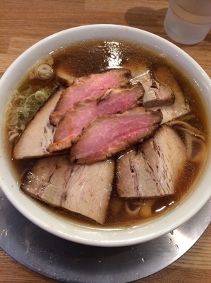 「喜多方肉そば（醤油）1070円」@麺や 七彩 八丁堀店の写真