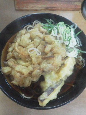 「ゲソ天そば\410」@天亀そば 神田店の写真