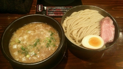 「塩つけ麺830円+ﾚｱﾁｬｰｼｭｰ120円」@中華そば ことぶきやの写真