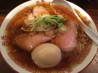 「味玉煮干しそば」@中華そば しば田の写真