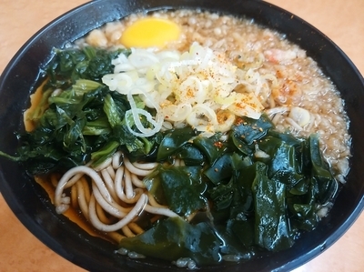 「朝得そば(並盛)340円」@たかべん 0番線ホーム店の写真