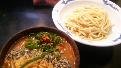 「肉野菜つけ麺」@麺家 うえだの写真
