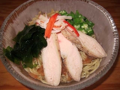 「冷やし麺梅富士　780円」@富士らーめんの写真