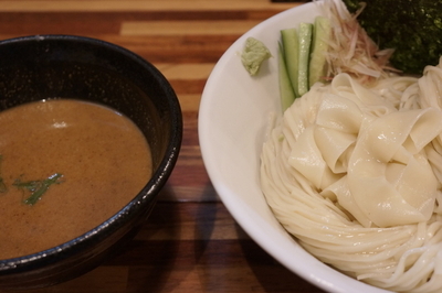 「雲丹つけめん（夏季限定？）＋大盛り＋プチご飯」@鮮魚らーめん 五ノ神水産の写真