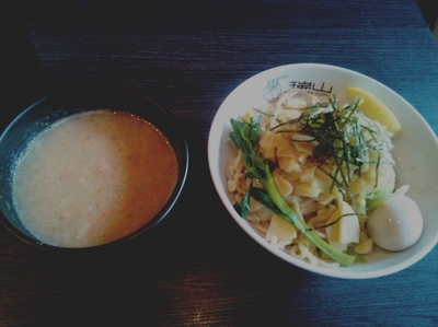 「【限定】春キャベツの明太つけ麺 ￥850」@中華蕎麦 瑞山（ZUIZAN）の写真