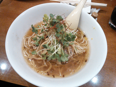 「醤油SOBA」@麺屋 Hulu-luの写真