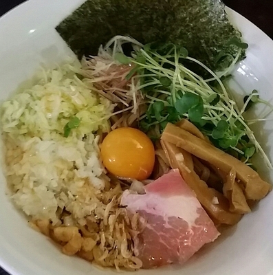 「特製えびまぜそば  ８８０円」@ラーメン スイケン suikenの写真