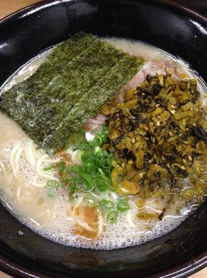 「高菜らーめん」@麺屋ひばりの写真