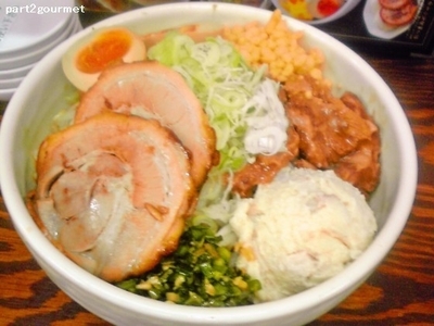 「並商まぜそば(大盛) (700円)」@餃子の並商 都賀店の写真