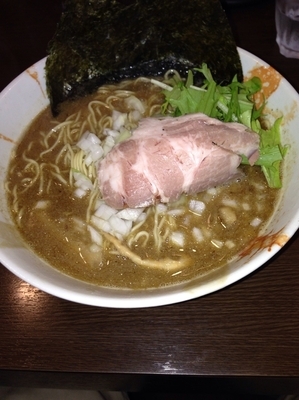 「超濃厚煮干らぁめん」@濃厚道場 幸手本部の写真