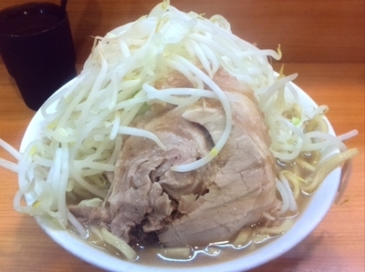 「小ラーメン（にんにく）」@ラーメン二郎 八王子野猿街道店2の写真