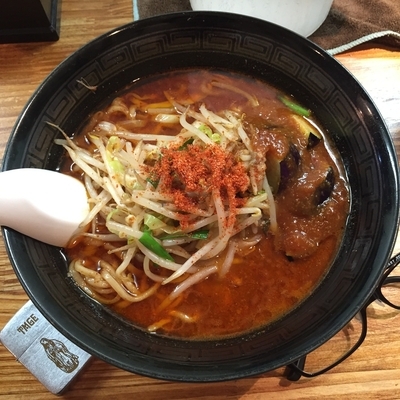 「あんかけ鷹の爪ラーメン＋極辛」@ラーメン専門 味一の写真