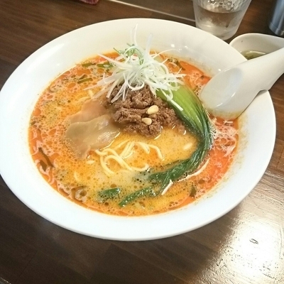 「夏季限定 ブドウ山椒担々麺 @800円」@ラーメン・餃子 ハナウタの写真