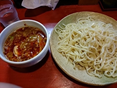 「味噌辛つけめん(中)」@麺屋 こうじの写真