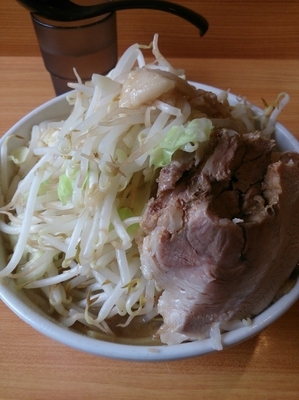 「プチ二郎(ヤサイニンニクアブラ)」@ラーメン二郎 八王子野猿街道店2の写真