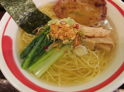 「空海そば（塩）　「750円」」@麺屋 空海 北千住店の写真