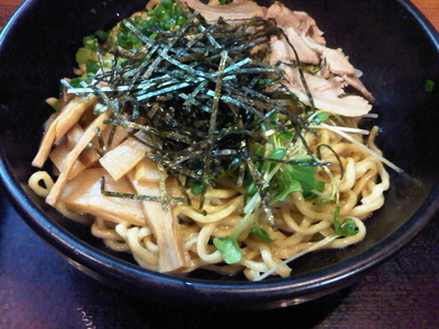 「油そば 並盛 (630円)」@伝説のすた丼屋 溝の口店の写真