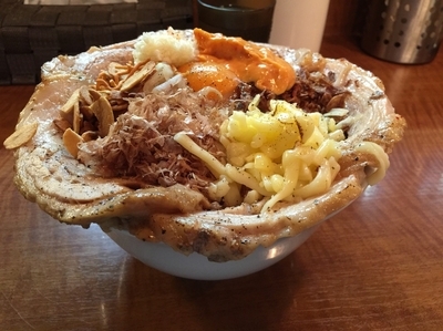 「特製まぜそば 大盛り チャーシュー増し 1410円」@らーめん キラリの写真