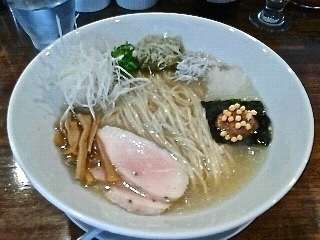 「冷し梅塩拉麵/ 夏季限定 (￥900)」@創作麺工房 鳴龍の写真