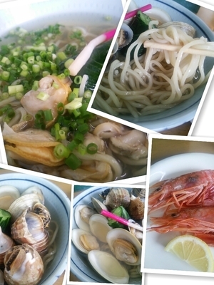 「【文月の一杯】貝汁潮　冷し蕎麦1200円」@MENYA 食い味の道有楽の写真