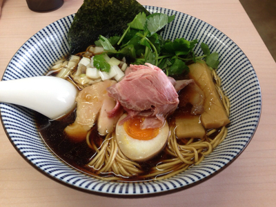 「煮干そば（黒醤油）」@中華そば よしかわの写真