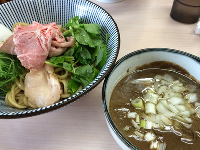 「煮干しつけ麺 濃い目(麺少なめ）」@中華そば よしかわの写真