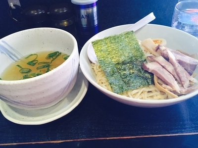 「（裏）水出し真昆布の塩つけそば¥850」@塩そば 桑ばらの写真