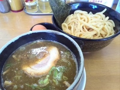 「月見つけ麺」@MENYA 食い味の道有楽の写真