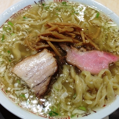 「喜多方らーめん（塩）中盛り」@食堂 七彩の写真