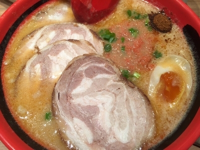 「えびみそ(あじわい)(太麺)＋チャーシュー」@えびそば一幻 新千歳空港店の写真