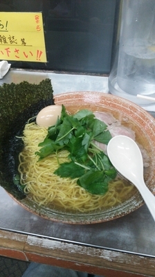 「七周年福岡産九絵 塩ラーメン」@覆麺 智の写真