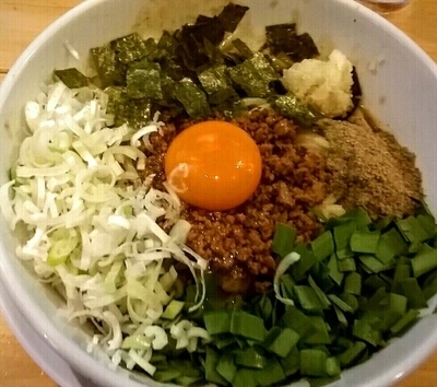 「台湾まぜそば ７８０円」@横浜家系ラーメン 天辺家の写真