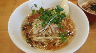 「醤油SOBA」@麺屋 Hulu-luの写真