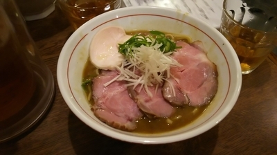 「熟成鶏そば(大盛り)」@麺処 鶏谷の写真