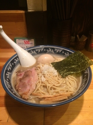 「塩味玉ラーメン」@○心厨房の写真
