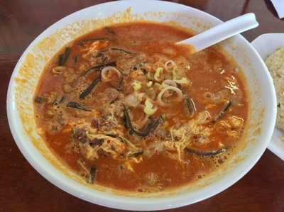 「タンタンメン＋半チャーハン（￥600＋￥250）」@藤山屋 湘南台高倉店の写真