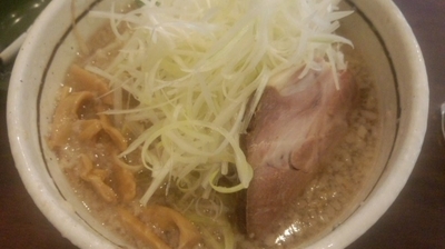 「ねぎらーめん(こってり)」@麺屋 旬の写真