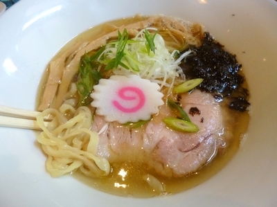 「豊深煮干しそば塩（750円）」@麺や 虎徹の写真