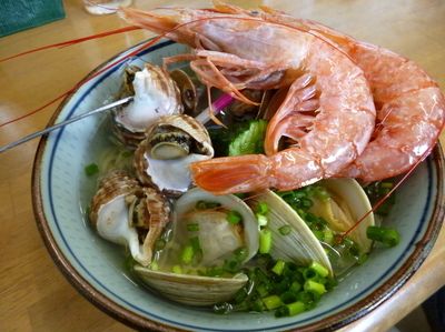「【文月の一杯】 貝汁潮　冷し蕎麦」@MENYA 食い味の道有楽の写真