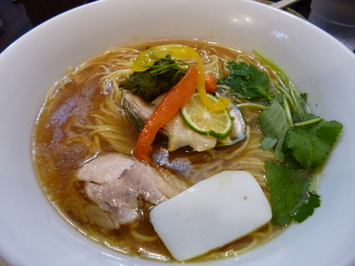 「【限定】鮑の軍鶏合わせ」@ラーメン愉悦処 似星の写真