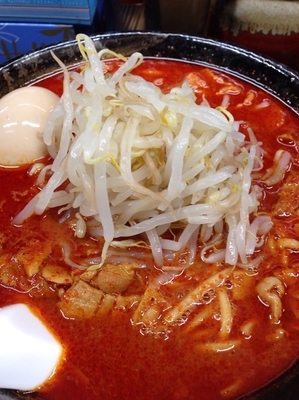 「大辛肉味噌麺」@元祖旨辛系タンメン 荒木屋の写真