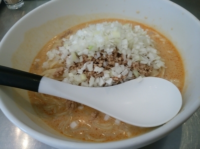 「冷し担担麺(並盛・180g)900円」@高崎はた山の写真