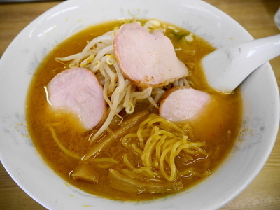 「みそ＋半チャーハン」@らーめん山田の写真