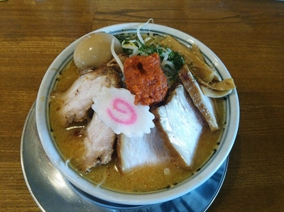「名代からし味噌ちゃーしゅうめん」@ちゃーしゅうや武蔵 篠ノ井店の写真