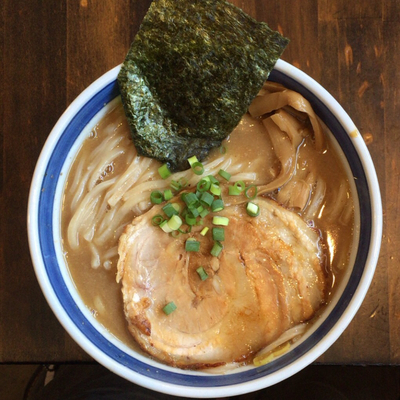 「濃厚和風中華そば＋大盛240g（730円＋50円）」@中華そば・つけそば 浜屋の写真