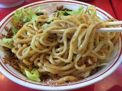 「冷やしまぜそば（大盛り）」@ドン-キタモトの写真