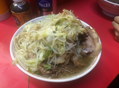 「小ダブル ニンニク 脂」@ラーメン二郎 三田本店の写真
