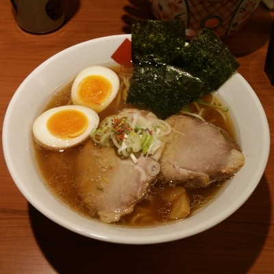 「東京駅醤油中華そば」@東京の中華そば ちよがみの写真